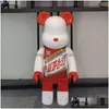 Jeux de cinéma Nouveau Spot Bearbrick 1000% Maotai Blocs de construction Ours violents Tendance d'atterrissage Grands articles de décoration en ligne Boutique rouge Accueil Dho9M