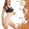 Naadloze afslankshorts voor dames Kanten shapewear Hoge taille onderbroek Zacht compressieondergoed Tummy Control Butt Lifter