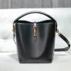 Moda LE 37 Bolsas de cubo de cuero genuino Manija Hombro Cordón Diseñador Bolsas Correa para mujer Lujos Crossbody Tote Monedero Mens Lady Bolso Embrague Bolsa de viaje