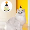 Dog Apparel Headgear Adorable Cartoon Style Pet Hat With Adjustable Band For Cat Pography Prop Breathable Ultralight