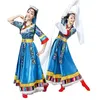 Sahne Wear Tibet Dans Kostüm Performans Kadın Takımı Ulusal Büyük Salıncak Etek Xinjiang Moğolian