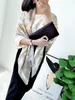 Wool Silk Scarf Women Ethnic Tribal Forest Shawl Large Bag Bandana Winter Warm Pashmina Shawls 135*135cm Free Shipping