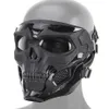 Halloween Skeleton Airsoft Mask Full Face Skull Cosplay Masquerade Party Mask Paintball Military Combat Game Face Protective Mas Y287n