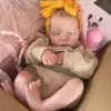 49 cm Levi Reborn Baby Doll Já Pintado Terminado Dormir Nascido Bebê Tamanho 3D Pele Veias Visíveis Boneca de Arte Colecionável 240123
