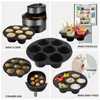 Bakningsverktyg 7håls Airfryer Silicone Mold Pot Muffin Cup Air Fryer Accessories Cake Microwave Oven Forms For Pastry