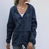レディースジャケット女性レインジャケット屋外ランニングフード付き風力発電短いレインコートカジュアル春秋コート