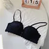 Bras Bras FINETOO Sexy Lace Bralette Front Encerramento Bras para Menina Roupa Interior Ajustável Push Up Mulheres Sem Fio Sem Fio Sutiã Sem Fio YQ240203