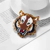 Broches YAOLOGE acrílico dibujos animados gato perro tigre león para niños unisex lindo animal mascotas insignias pines accesorios joyería regalo