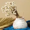 Decorative Flowers European Style Dried Flower Decoration Fruit Garland Small Bouquet Chinese Tallow White Bean Room Desktop