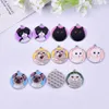 Charms 10pcs/pack Round Dog Animal Metal Pendant Jewelry Making Craft DIY