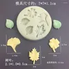 Baking Moulds 10 Cavity Ginkgo Leaves Maple Clover Leaf Silicone Sugarcraft Mold Resin Tools Cupcake Fondant Cake Decorating