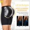 LAZAWG Men Butt Lifter Panties Hip Ehancer Padded Brief Booty Lifting Shapewear Push Up Slimming Panty Mid Waisted Underwear