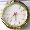 4 kleuren Huishoudelijke Wandklok 18K goud 126333 126334 geen datum Wandklok 34CM x 5CM 3KG Quartz Elektronische Clock218l