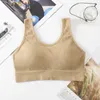 Bras Waist Tummy Shaper Womens Cotton Underwear Tube Tops Sexy Solid Color Top Fashion Push Up Comfort Bra Female Sports Tank Up Female Crop Top YQ240203