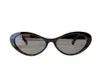 Modische Damen-Designer-Sonnenbrille 5416, Vintage-Katzenauge, charmante Brille mit kleinem Rahmen, avantgardistischer, trendiger Stil, klare Linse, Anti-Ultraviolett-Brille, mit Etui