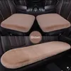 Car Seat Covers 3 Pcs Warm Plush Cover Cushion Anti-slip Universal Breathable Pad For All Vehicles Front And Rear