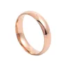 Band Rings Accessories Titanium Steel Ring 4Mm Circar Smooth Couple Stainless Exquisite Plain Jewelry Women Drop Delivery Ot9Wf