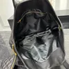 10A Top Tier Miroir Qualité surdimensionné Sac à provisions en cuir véritable agneau matelassé sac fourre-tout femmes de luxe designer noir sac à main épaule chaîne en or sac