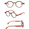 Montature per occhiali da sole Fantasia montatura per occhiali in acetato dolce per donne Occhiali da lettura Uomo Lenti ottiche Occhiali rotondi alla moda colorati alla moda