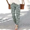Women's Pants Printing Boho Women Long Easy Pockets High Beach Trousers Female Clothes For Womens Ladies