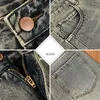 Jeans pour hommes 2024 Automne Coton Rétro Droit Hommes Vêtements Lâche Streetwear Joggers Pantalon AG7172