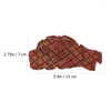 Dekorativa blommor 2st Fake Steak Artificial Cooking Toy Kitchen Party Decoration Simulation Food