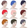 Vêtements ethniques Chapeaux de prière multicolores Turban musulman Femmes Hijabs Foulard Arabe Chapeau Tube Chapeau Lady Bonnets Base Cap Head Wrap Cancer