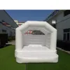 Ticari Beyaz Düğün Şişirilebilir Bouncy House Çadır Şişme Buluşma Kalesi Satılık Pvc Base Oxford Duvar