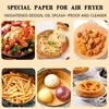 Baking Tools Air Fryer Disposable Paper Liner Set Parchment For Kitchen Non-stick With Oil Spray Bottle