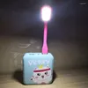 Nocne światła 9 Kolory Elastyczne mini USB LED przenośne lampy do czytania Białe oświetlenie do domu notebook laptop powerbank b4