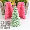 Bakning Mögel Fondant Tools Christmas Tree Candle Silicone Mold Cedar Pine 3D Silicon Cake