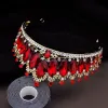 Charm Barok Kristal Gelin Takı Setleri Kadınlar için Taç Taç Kolye Küpe Gelin Gelinlik Balo Dubai Takı Seti