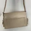 لينة Tabby 26 Retro Top Brand Bag Bag تصميم شعار SNAP قابلة للتعديل قابلة للتعديل حزام كتف محبب أكياس كتف متوسطة أنثى كلاسيكية أسود