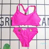 Hot Bikini Set Costume da bagno per vacanze primaverili in due pezzi Connessione estiva in metallo con gilet imbottiti Costumi da bagno bikini divisi