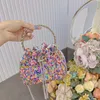 Сумки для женщин, роскошная дизайнерская сумка, блестящая сумка с бриллиантами, вечерняя сумка для банкета, сумка через плечо с кристаллами и стразами 240125