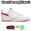 Borough Low 2 Court Shoes Running White Alabaster Speckled Signal Blue Coconut Milk Polar Mocha Black Mens Womens Designer Sneakers Trainers 919 944