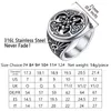 Cluster Rings U7 Irish Celtic Knot Ring Antique Black Stainless Steel Triquetra Signet For Men Hip Hop Jewelry Size 7 To 12 R202