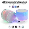 Przenośny głośnik Bluetooth Mini bezprzewodowy głośnik LED Kolorowa karta TF Subwoofer USB MP3 Muzyka Kolumna dźwiękowa dla wszystkich smartfonów