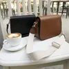 2022 nieuwe winter Koreaanse versie basic retro eenvoudige veelzijdige effen kleur flip twee kleine vierkante tassen met één schouder Messenger Bag344G