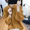 Women's Blouses Doll Collar Shirts Long Balloon Sleeve Cotton Shirt Spring Autumn Ruffled Tops Vintage Female Fashion Clothing