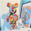 Movie & Games New Bearbrick 1000% Violent Building Block Bear Large Decoration Living Room Candy Trendy Play Net Red 70Cm Drop Deliver Dht8G