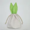 Sacs de pochette de lapin de pâques, emballage cadeau avec oreilles de lapin, fourre-tout de pâques, sacs cadeaux de pâques pour enfants 0207