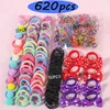 Hair Accessories Girls Set Children Colorful Elastic Bands Baby Cute Headband Kids Hairpins Ponytail Holder Scrunchies Gift