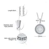 Pendant Necklaces 4 Qul Necklace Men Muslim Islamic Hajj Umrah Silver Color CZ Stone Jewelry