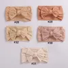 44pc/lot born baby baby handmade cable nit nylon headbands girls knotted hair bow bed bandchildren girls hairアクセサリー240127