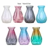 Vases Dried Flower Hydroponic Small Bottle Gift For Plant Lovers Origami Glass Flowers