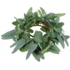 Decoratieve Bloemen Gesimuleerde Garland Ring Eucalyptus Krans Ringen Voor Lente Huishoudelijke Bruiloft Centerpieces Tafels Kransen