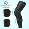 2 pièces genou mollet rembourré jambe cuisse manchon de compression sport équipement de protection tibia soutien pour football basket-ball volley-ball 240131