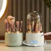 Storage Boxes 360°Rotating Makeup Organizer Brush Holder Cosmetic Box Pencil Case Lipstick