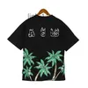 T-shirts pour hommes Chemises de créateurs pour hommes Chemise Palms Palmangel City Limited Jet d'encre Graffiti Lettre Impression Voilier à manches courtes Zzbu2kIU90